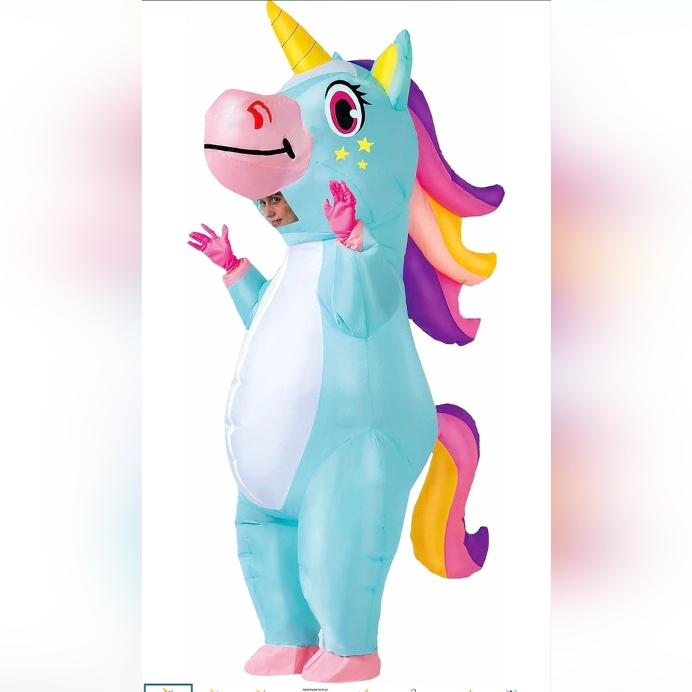 Magical Unicorn Inflatable Adult Costume
